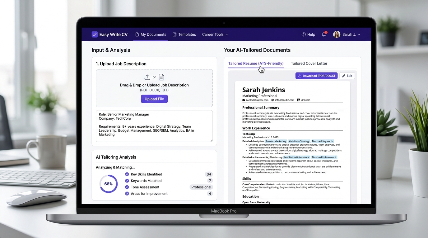 Easy Apply AI Resume Tool